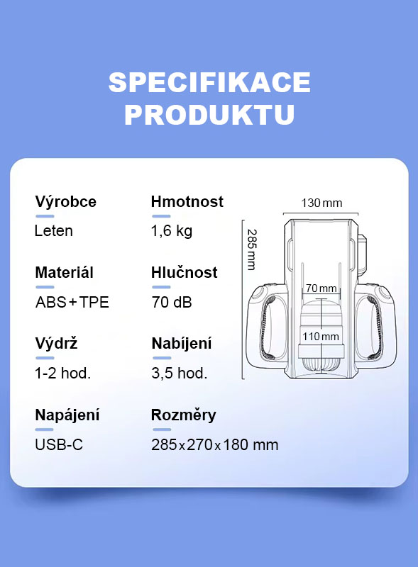Specifikace produktu