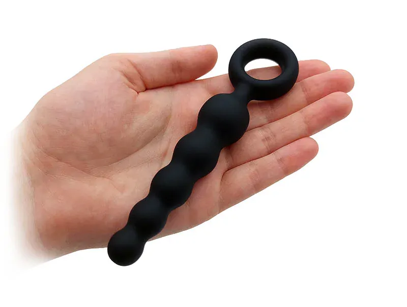 Kuličkový anální kolík s kroužkem