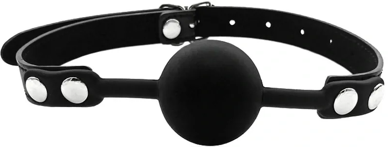 Silikonový kuličkový roubík