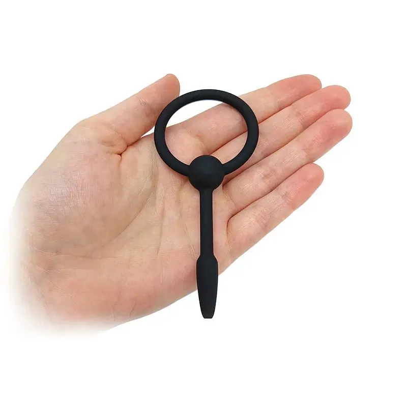 Krátký silikonový dilatátor s kroužkem - 5 až 8,5 mm