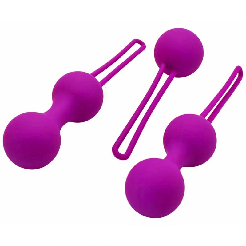 Sada fialových Venušiných kuliček