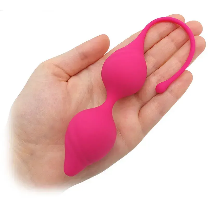 Elegantní růžové Venušiny kuličky - 63 g