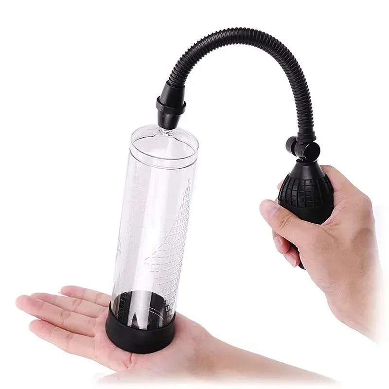Velká vakuová pumpa s balónkem a umělou vagínou - 21 cm