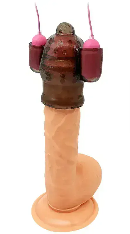 Vibrační návlek na špičku penisu