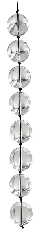 Skleněné anální korále na šňůrce