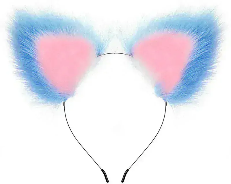 Roleplay sada anální kolík s ocáskem, ouškami, obojkem a svorkami na bradavky