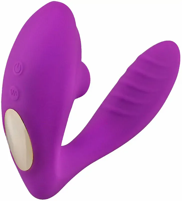 Vibrátor s podtlakovým stimulátorem klitorisu Love Vibe - fialová