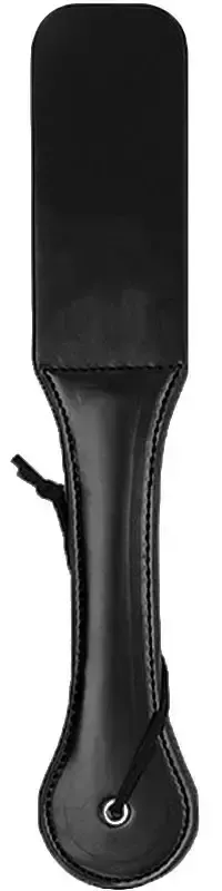 Pevná kožená plácačka s nápisem SLAVE