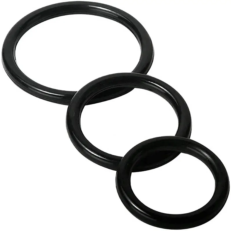 Sada 3 tenkých erekčních kroužků