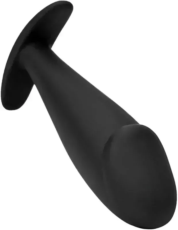 Silikonový anální kolík ve tvaru penisu - M