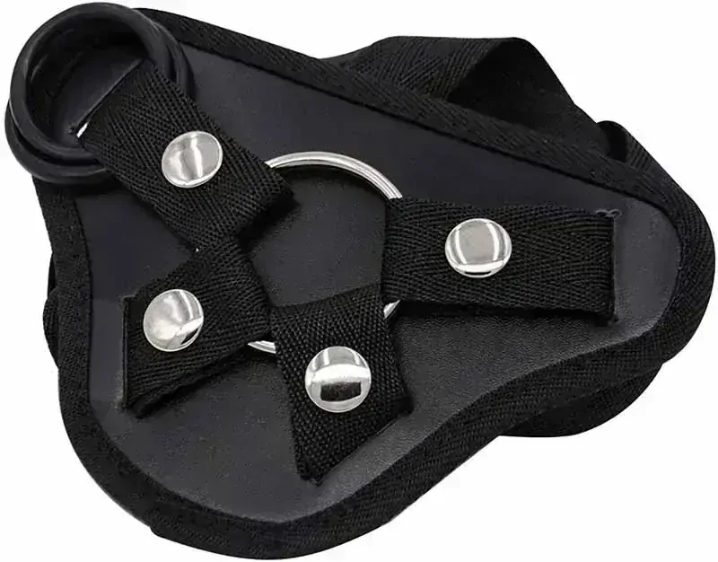 Strap-on s dvoubarevným penisem - 21 cm