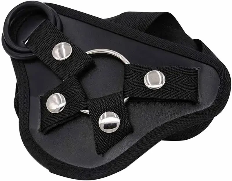 Strap-on s malým úzkým penisem - 14 cm