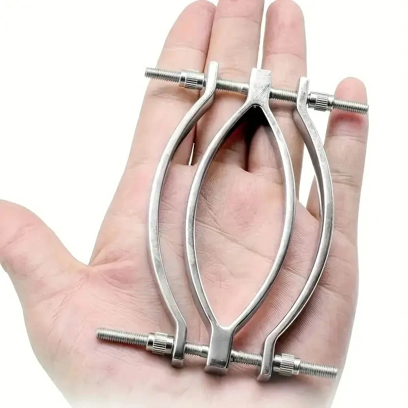 Roztahovač vagíny se svorkami na pysky