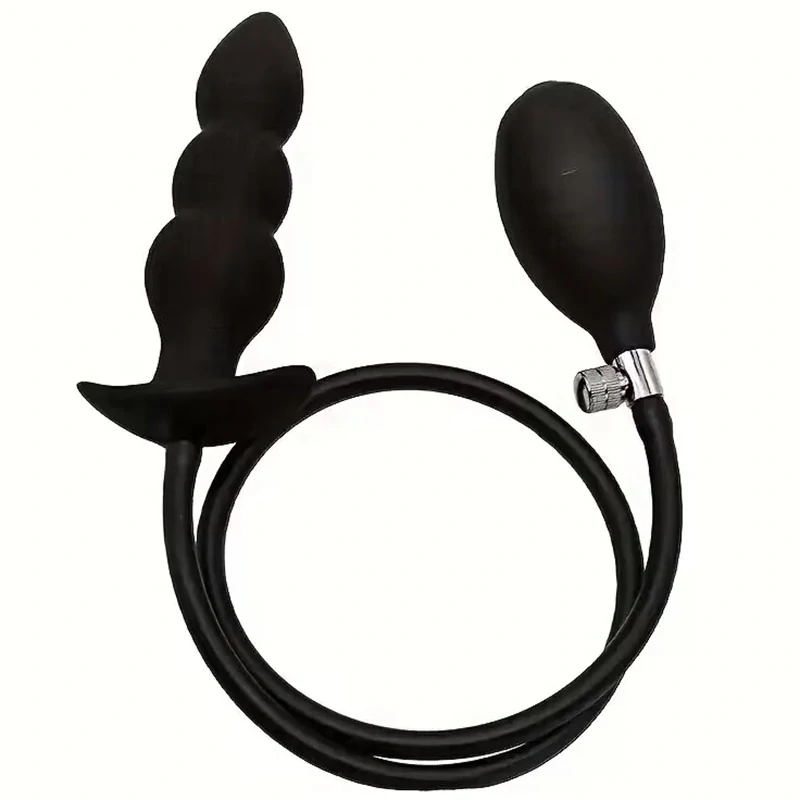 Nafukovací anální kolík Silicone Inflatable Beads