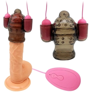 Vibrační návlek na špičku penisu