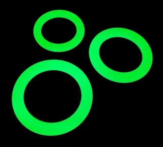 Sada 3 svítících erekčních kroužků