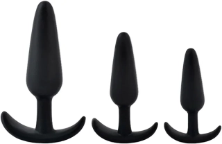 Sada dlouhých silikonových análních kolíků