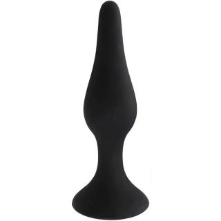 Silikonový anální kolík s přísavkou - L