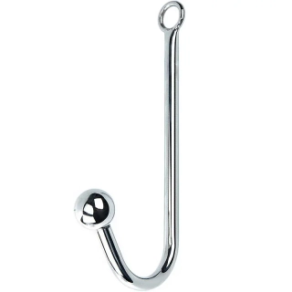 Kovový anální hák s kuličkou