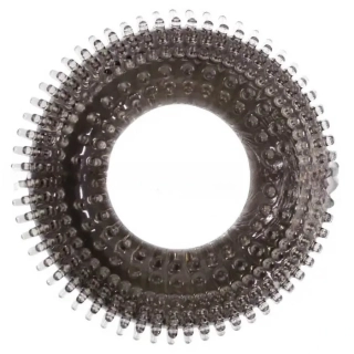 Šedý erekční kroužek se stimulačními výstupky