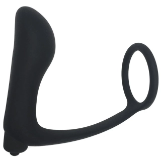 Pánský vibrátor na prostatu s erekčním kroužkem