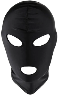 Maska na obličej s otvory pro oči a ústa