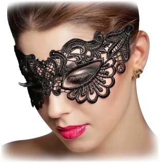 Svůdná krajková maska na oči