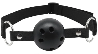 Prodyšný kuličkový roubík