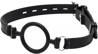 Silikonový roubík s kroužkem