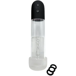 Elektrická vakuová pumpa s umělou vagínou - 22 cm